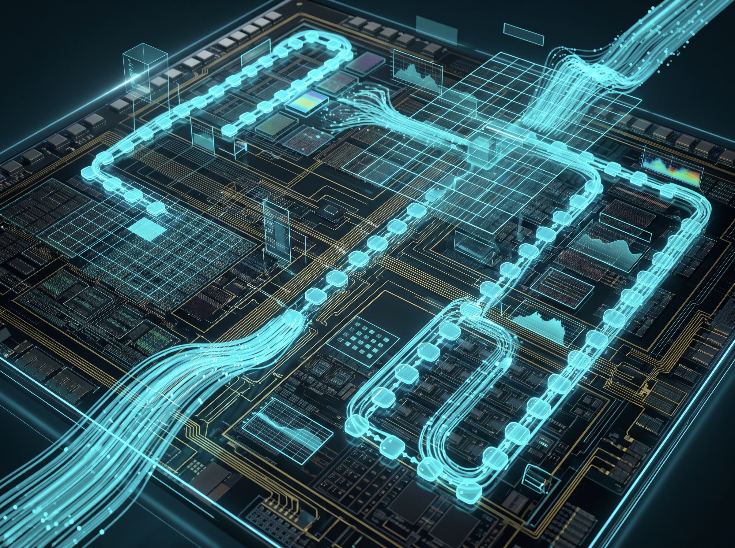 Scan chain insertion across a silicon die