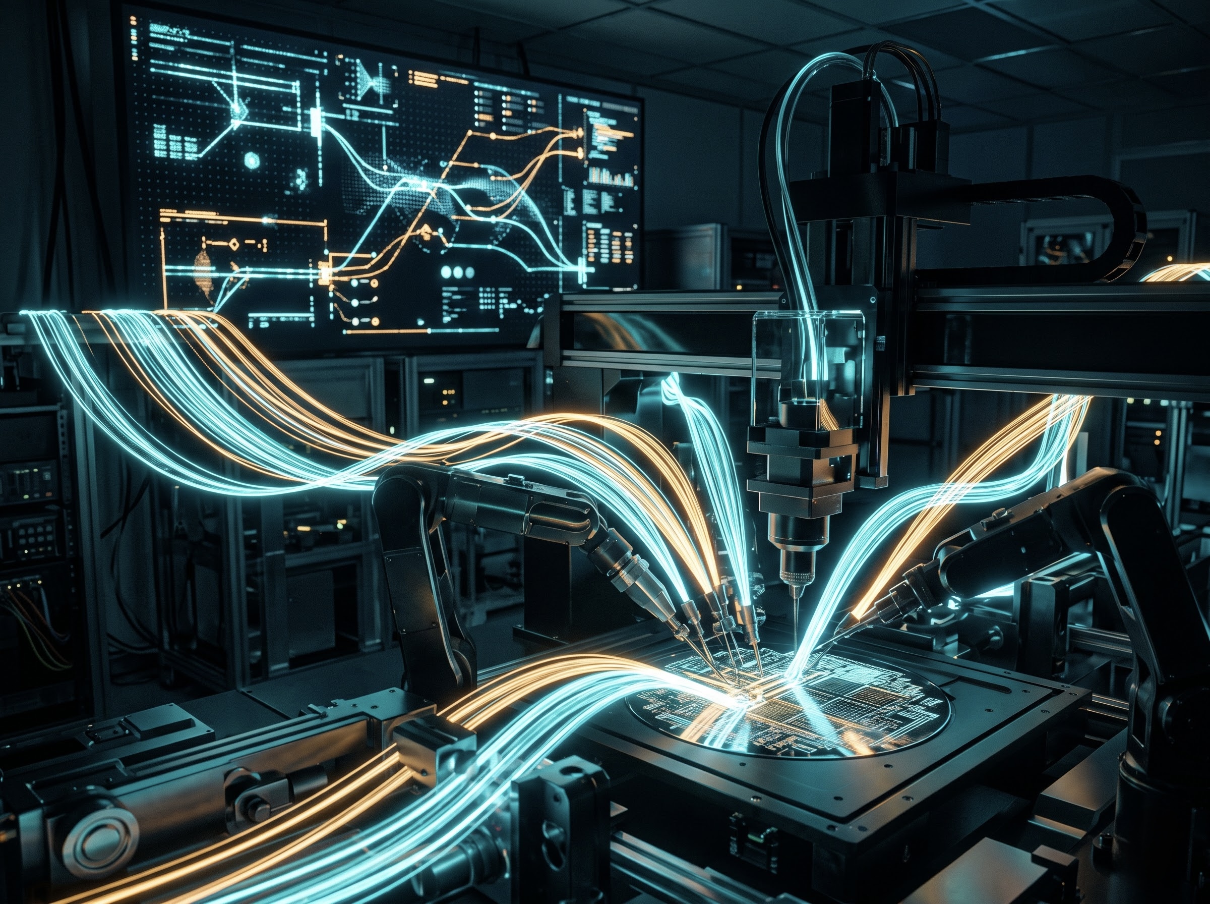 Code light ribbons driving semiconductor engineering tools